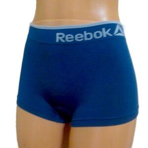 Reebok Navy Logo Boyshort Panty